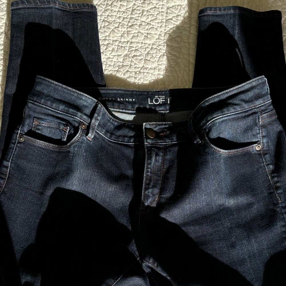 Ann Taylor Loft Curvy Skinny Jeans